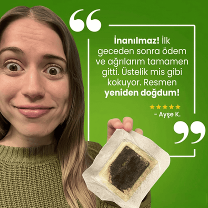 8 Saat Etkili Arındırıcı ve Rahatlatıcı Ayak Detoks Bandı